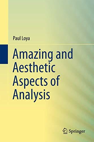 Amazing and Aesthetic Aspects of Analysis … | Studibuch