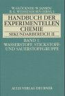 Handbuch der experimentellen Chemie. Sekundarbereich II / Wasserstoff, Stickstoff- und Sauerstoffgruppe