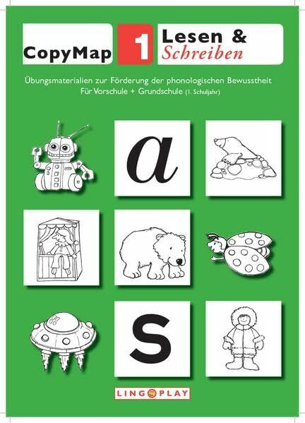 CopyMap 1: Übungsmaterialien zur Förderung der phonologischen Bewusstheit 1: Lesen & Schreiben - Für Vorschule und 1. Klasse