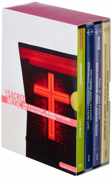 SACRED MUSIC (4 DVD Box) - Bach, Beethoven, Verdi