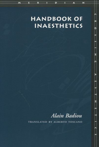Handbook of Inaesthetics (Meridian Series)