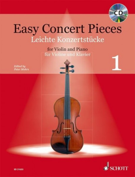 Easy Concert Pieces. Violine und Klavier Band 1. Ausgabe mit CD