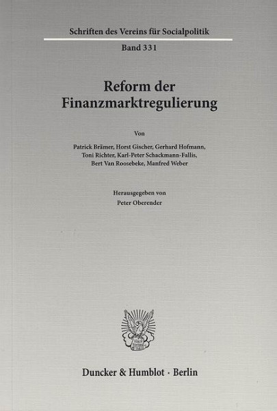 Reform der Finanzmarktregulierung
