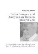 Betrachtungen und Analysen zu Themen unserer Zeit