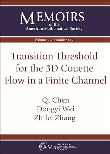 Transition Threshold for the 3D Couette Flow in a Finite Channel (Memoirs of the American Mathematical Society)