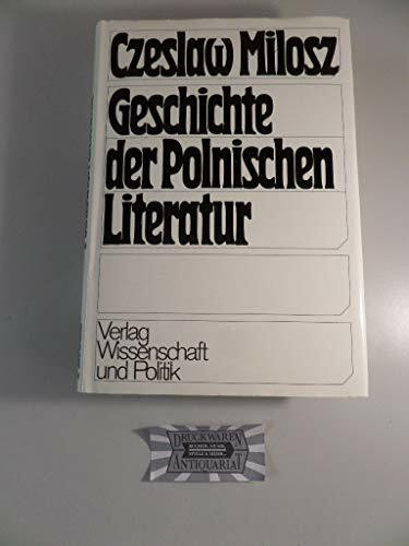 Geschichte der Polnischen Literatur