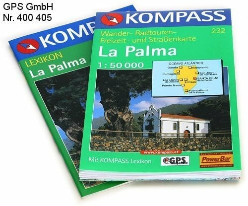 Kompass Karte Kanarische Inseln - La Palma (Nr.232)