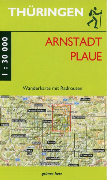 Wanderkarte Arnstadt und Plaue