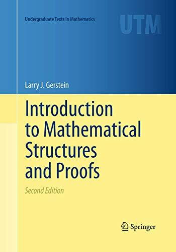 Introduction to Mathematical Structures and Proofs (Undergraduate Texts in Mathematics)