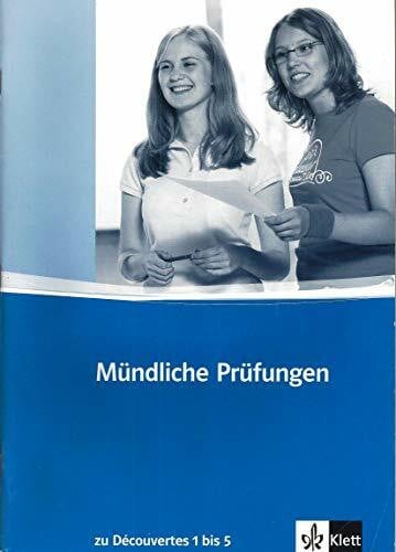 Découvertes 1-5 - mündliche Prüfungen: Cahier mit Multisession-CD, Kopiervorlagen DIN A 4