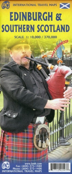 Edinburgh & South Scotland 1:10 000/1:370 000