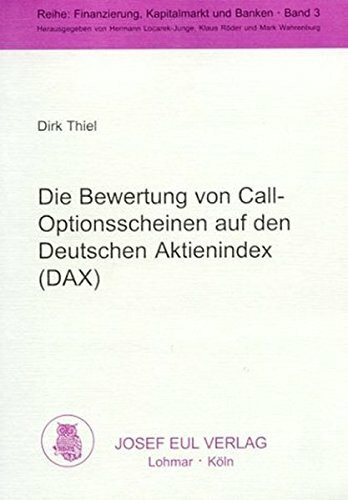 Die Bewertung von Call-Optionsscheinen auf den Deutschen Aktienindex (DAX). Eine theoretische und empirsiche Analyse des Black & Scholes-Modells auf Basis von Intraday- Daten