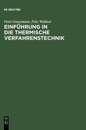 Einführung in die thermische Verfahrenstechnik