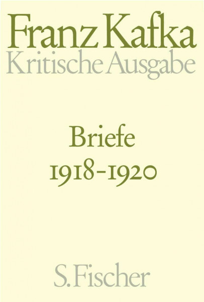 Briefe 1918-1920: Band 4 (Franz Kafka, Schriften - Tagebücher - Briefe. Kritische Ausgabe)