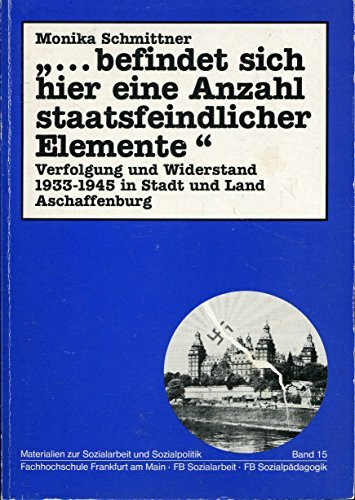 ... befindet sich hier eine Anzahl staatsfeindlicher Elemente: Verfolgung und Widerstand 1933-1945 in Stadt und Land Aschaffenburg (Materialien zur Sozialarbeit und Sozialpolitik)