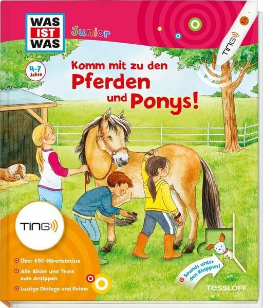 Komm mit zu den Pferden und Ponys: Über 650 Hörerlebnisse, lustige Dialoge und Reime (Antippen, Spielen, Lernen!)