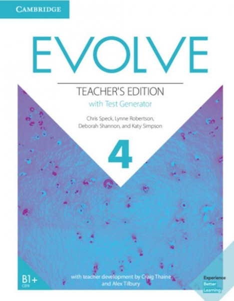 Evolve 4 (B1+). Teacher's Edition with Test Generator
