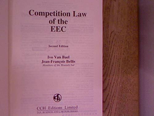 Competition Law of the European Economic Community