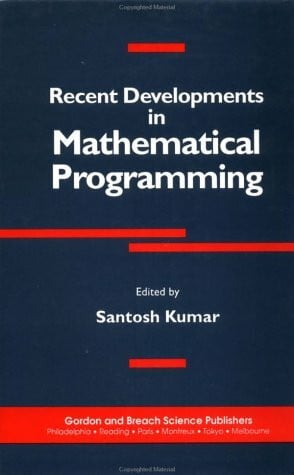 Recent Developments In Mathematical Programming