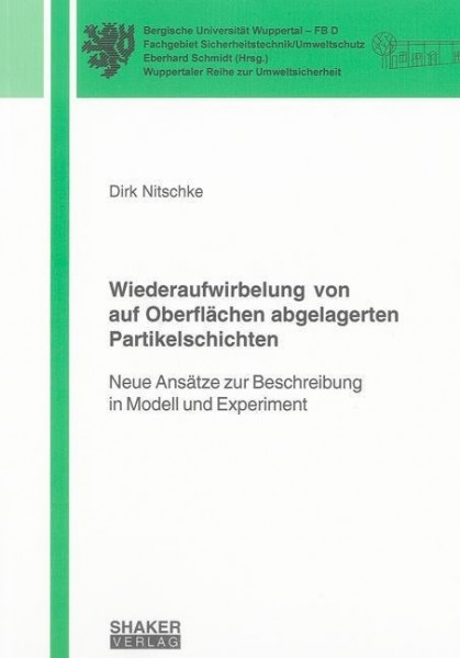 Wiederaufwirbelung von auf Oberflächen abgelagerten Partikelschichten