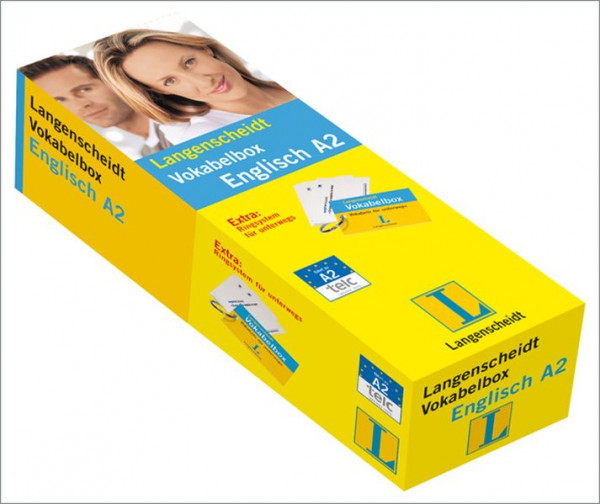 Langenscheidt Vokabelbox Englisch A2 - Box mit 800 Karten: Mit Ringsystem für unterwegs!