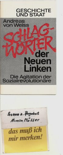Schlagwörter der Neuen Linken. Die Agitation der Sozialrevolutionäre.