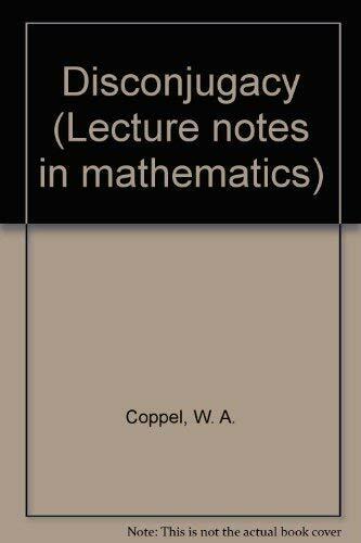 Disconjugacy Disconjugacy
