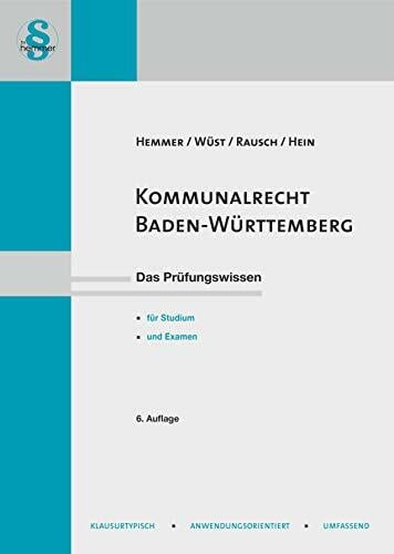13500 - Skript Kommunalrecht - Baden-Württemberg (Skripten - Öffentliches Recht) 13500 - Skript Kommunalrecht - Baden-Württemberg (Skripten - Öffentliches Recht)