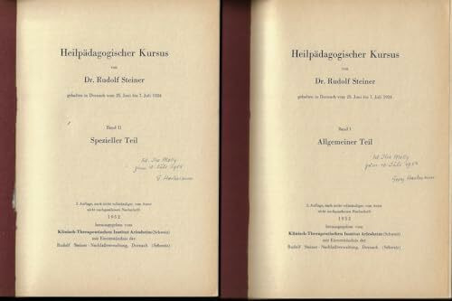 Heilpädagogischer Kurs: Zwölf Vorträge für Heilpädagogen und Ärzte, Dornach 1924 (Rudolf Steiner Gesamtausgabe: Schriften und Vorträge)