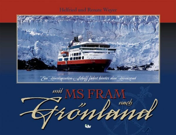 Mit MS FRAM nach Grönland: Ein Hurtigruten-Schiff fährt hinter den Horizont