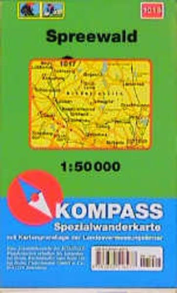 Kompass Karten, Spreewald: Mit Kurzführer und Radwegen. 1:50000 (KOMPASS Wanderkarte)