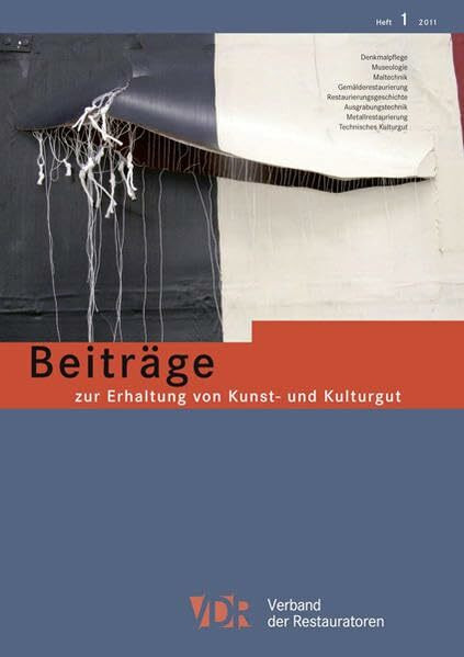 VDR-Beiträge zur Erhaltung von Kunst- und Kulturgut: Heft 1/2011