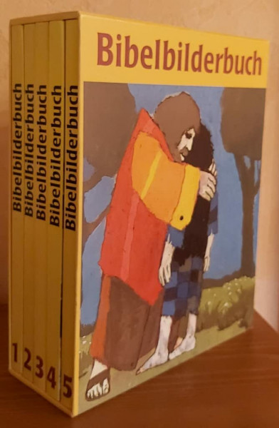 Was uns die Bibel erzählt / Bibelbilderbuch: Buchkassette Band 1-5