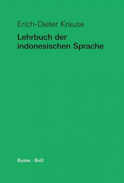 Lehrbuch der indonesischen Sprache