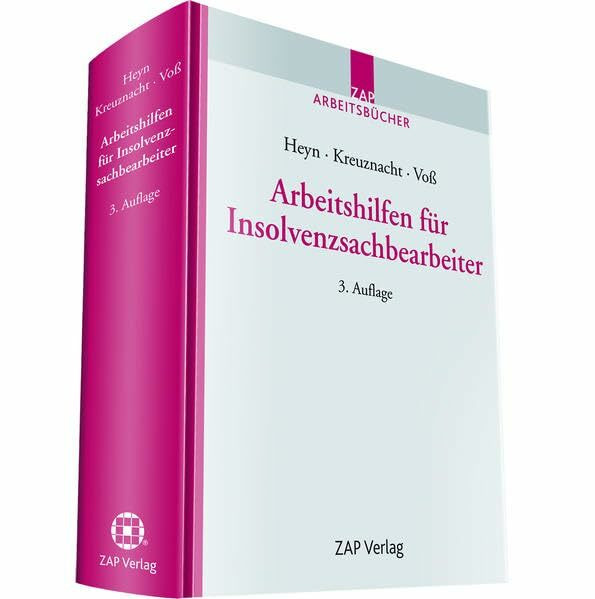 Arbeitshilfen für Insolvenzsachbearbeiter