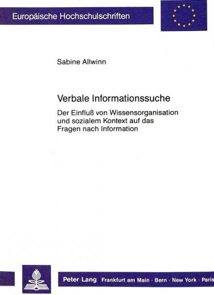Verbale Informationssuche