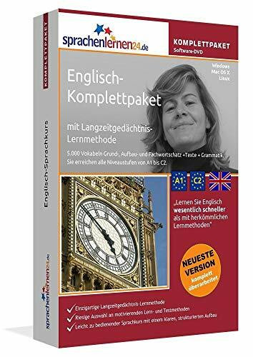 Sprachenlernen24.de Englisch-Komplettpaket (Sprachkurs): DVD-ROM für Windows/Linux/Mac OS X inkl. integrierter Sprachausgabe mit über 5700 Vokabeln ... 5000 Vokabeln und Redewendungen. Niveau A1-C2