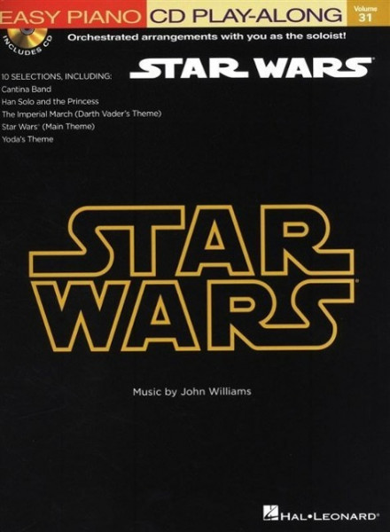 Star Wars: Easy Piano Play-Along Volume 31