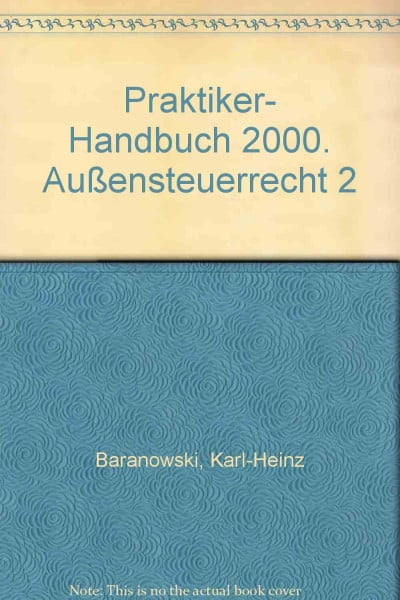 Aussensteuerrecht 2000 Band Ii