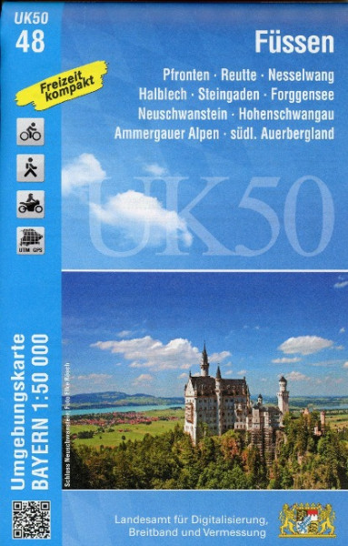 Füssen 1 : 50 000 (UK 50-48)