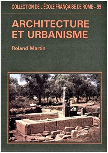 Architecture et urbanisme
