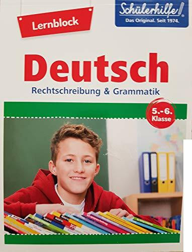 Lernblock Schülerhilfe Deutsch Rechtschreibung & Grammatik 5. - 6. Klasse