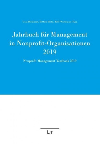 Jahrbuch für Management in Nonprofit-Organisationen 2019