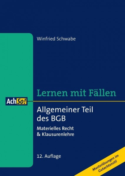 Allgemeiner Teil des BGB