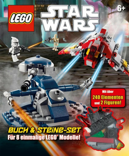 LEGO Star Wars Buch & Steine-Set: Für 8 einmalige LEGO Modelle! Mit über 240 Elementen und 2 Figuren!