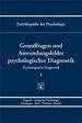 Enzyklopädie der Psychologie, Bd.1, Grundlagen psychologischer Diagnostik