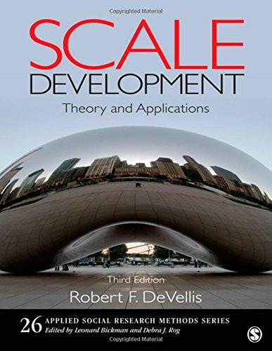 Scale Development: Theory and Applications (Applied Social Research Methods, Band 26)