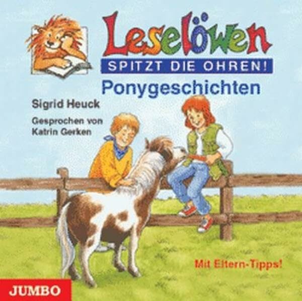 Leselöwen spitzt die Ohren. Ponygeschichten. CD Leselöwen spitzt die Ohren. Ponygeschichten. CD