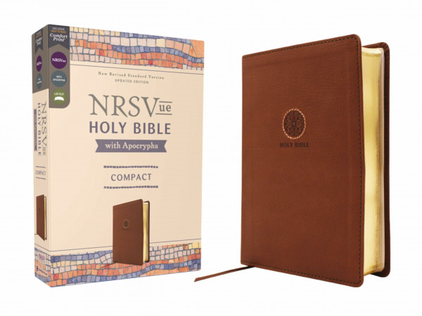 NRSVue, Holy Bible with Apocrypha, Compact, Leathersoft, Brown, Comfort Print: Nrsvue, Holy Bible With Apocrypha, Leathersoft, Brown, Comfort Print