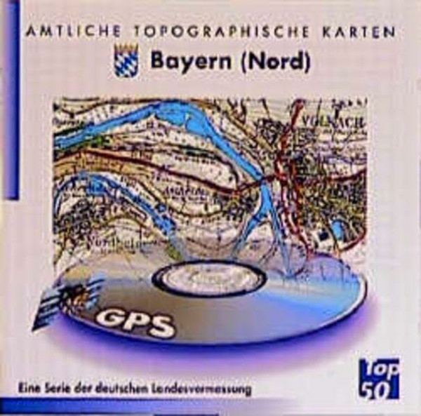 Top50 Bayern. Mit Digitalem Geländemodell. 3D-Darstellung: Nord